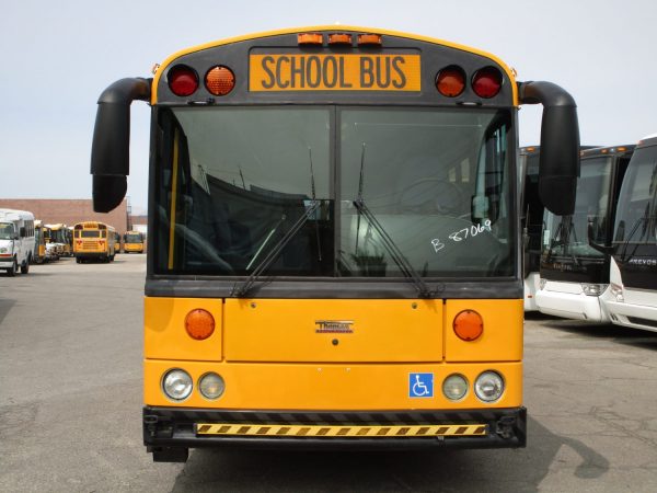 Front View of 2007 Thomas Saf-T-Liner HDX School Bus