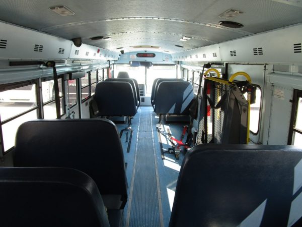 Rear Aisle of the 2006 Thomas Saf-T-Liner HDX Lift Equipped School Bus