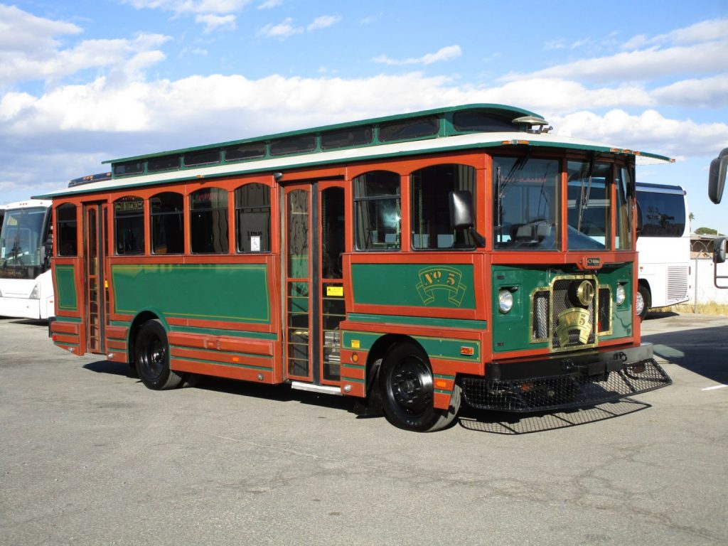 2005 Optima AH28 Trolley Bus S16314 Las Vegas Bus Sales