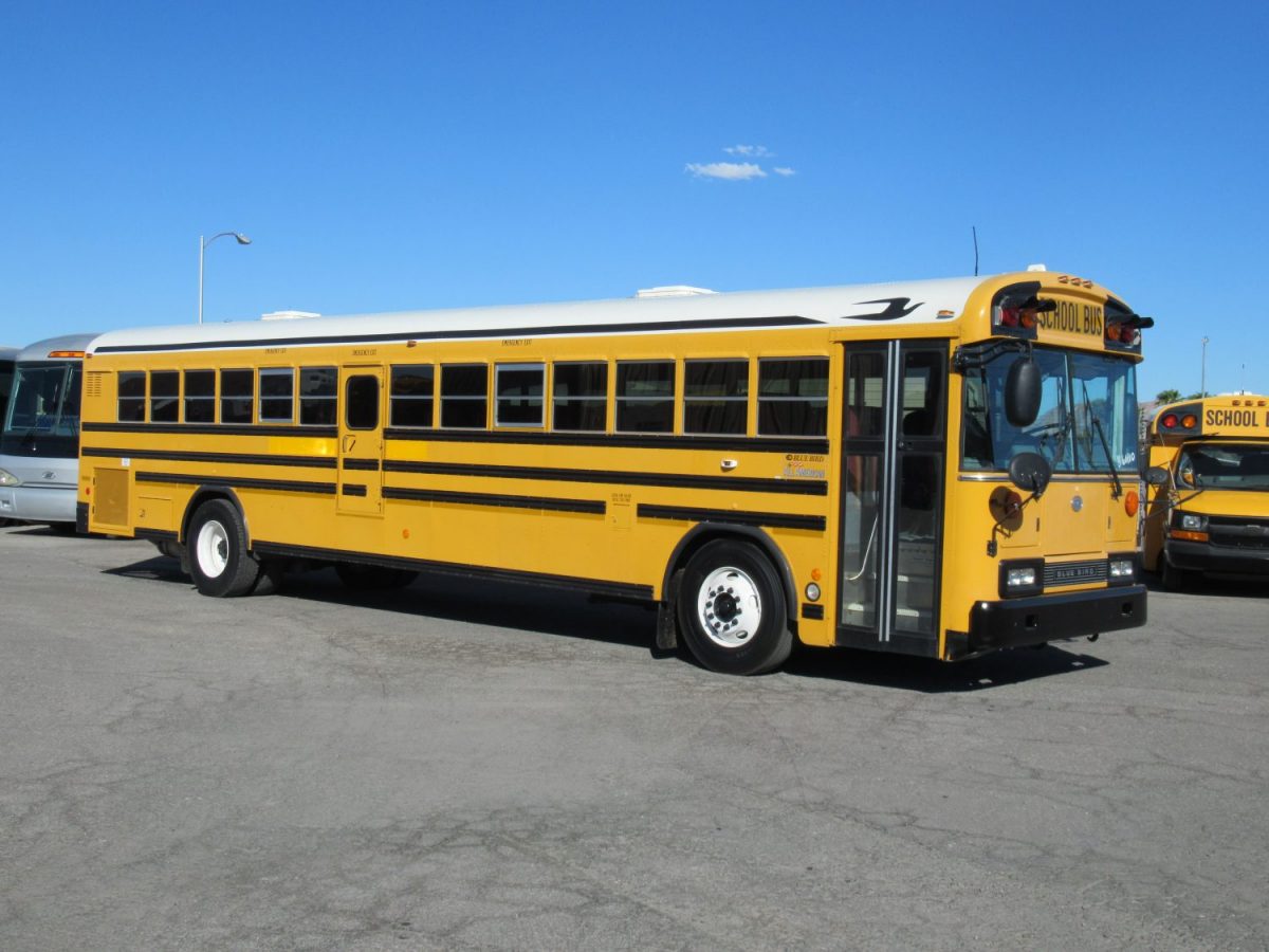 早割ex 2009 Vegas Las - B60110 Bus School American All Bird Blue 邦楽