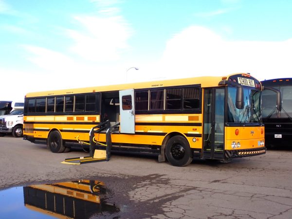 2011 Thomas Saf-T-Liner HDX Lift Equipped ADA School Bus B34990