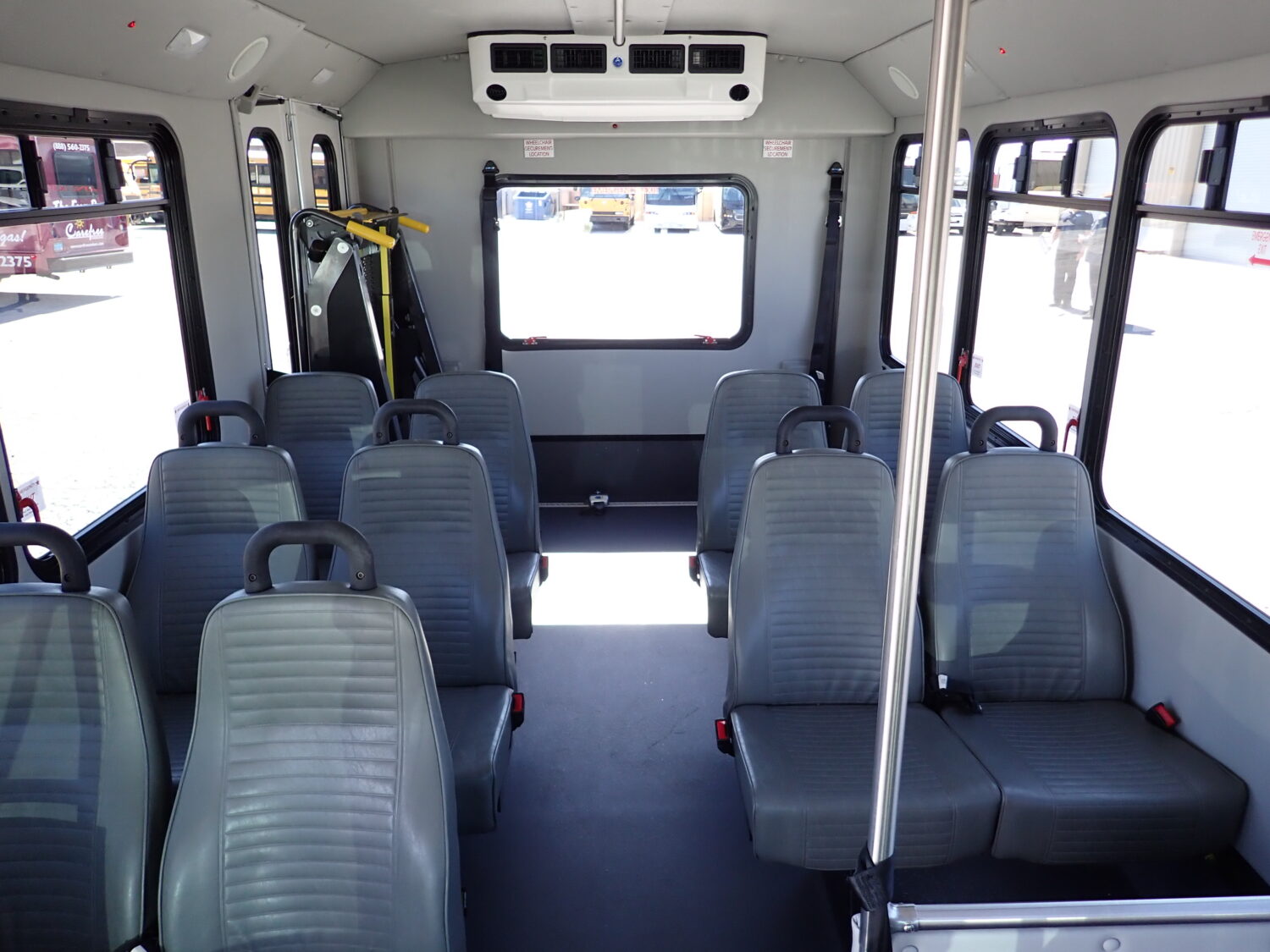 2016 Goshen Lift Equipped Shuttle Bus S24159 - Image 12